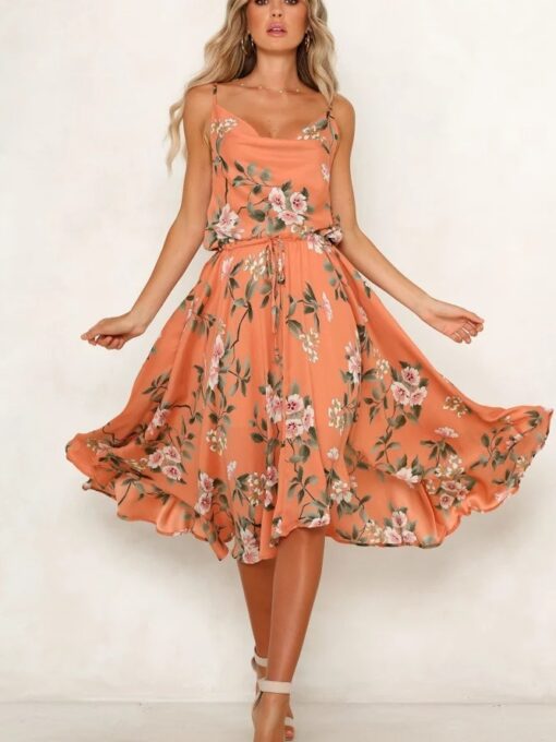 Boho Midi Kleid  Ilaria