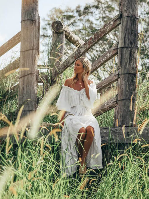 White Long Dress