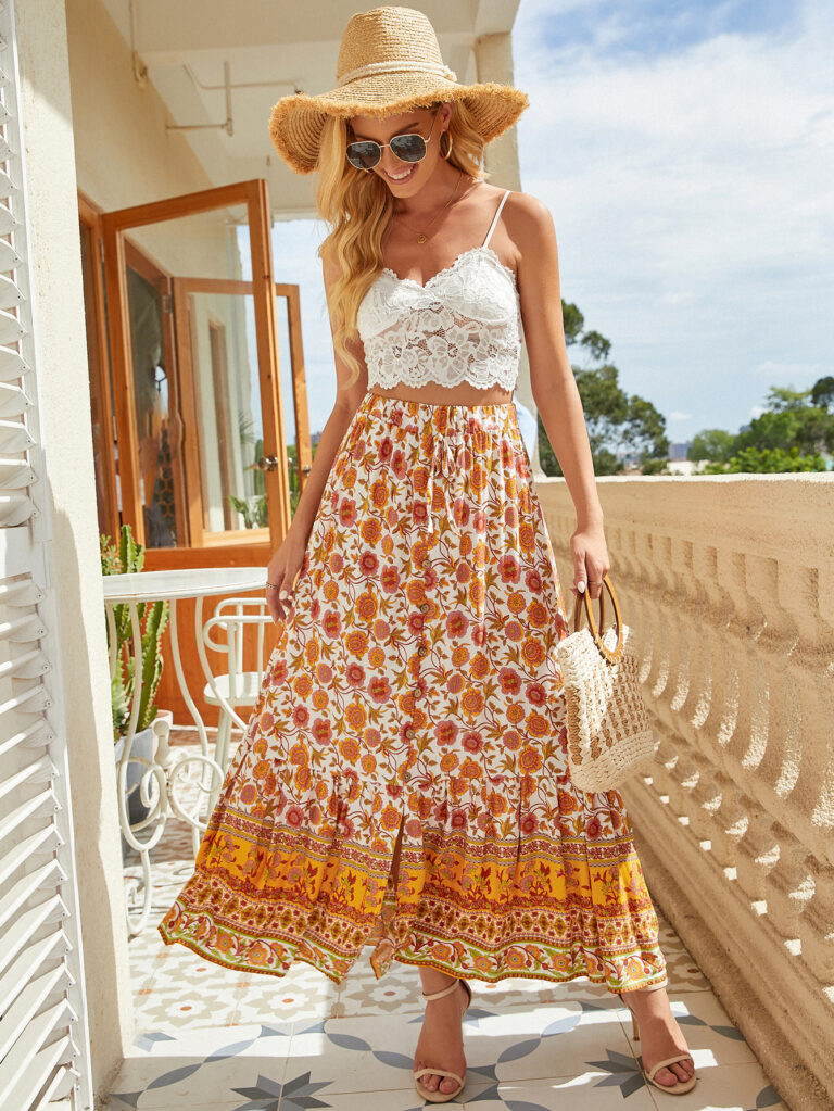 Boho Rock Damen – Maxi, Midi & Kurz Röcke im Boho Style