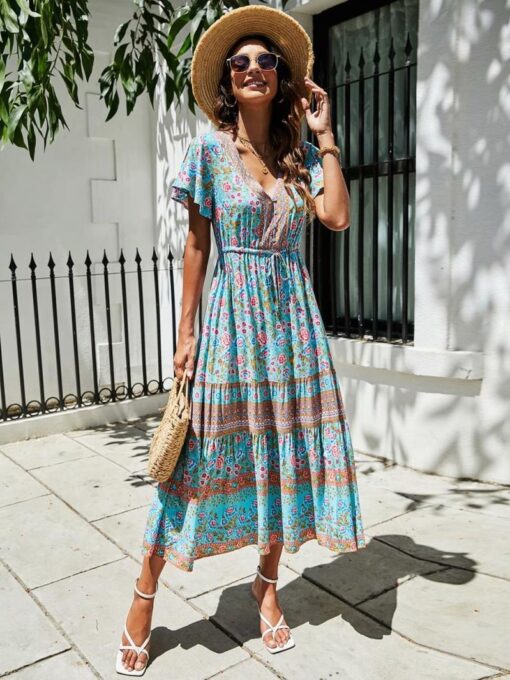Boho Maxi Kleid  Azzalea