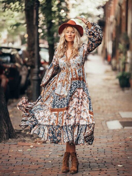 Boho Maxi Kleid  Dhara