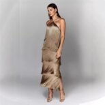 Beige Long Dress