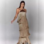 Beige Long Dress 02