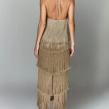 Beige Long Dress 03
