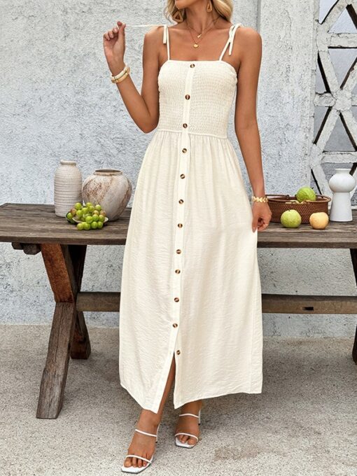 Beige Long Dress