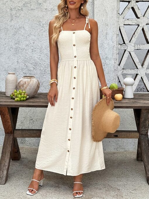Beige Long Dress 2