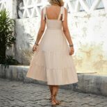 Beige Long Dress (3)