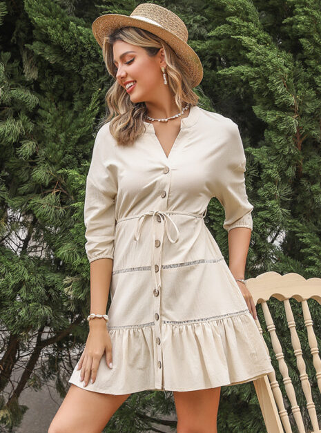 Beige Short Dress (1) Beige Short Dress (1)