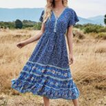 Blue Long Dress