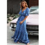 Blue Long Dress 01