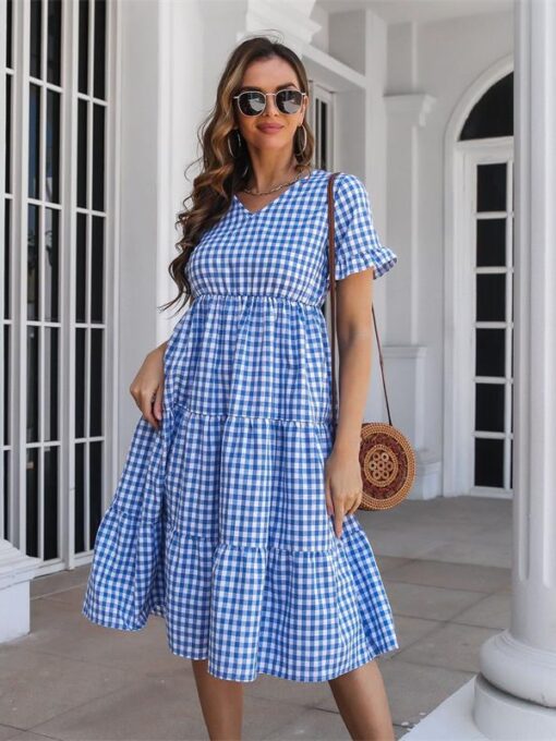 Blue Long Dress