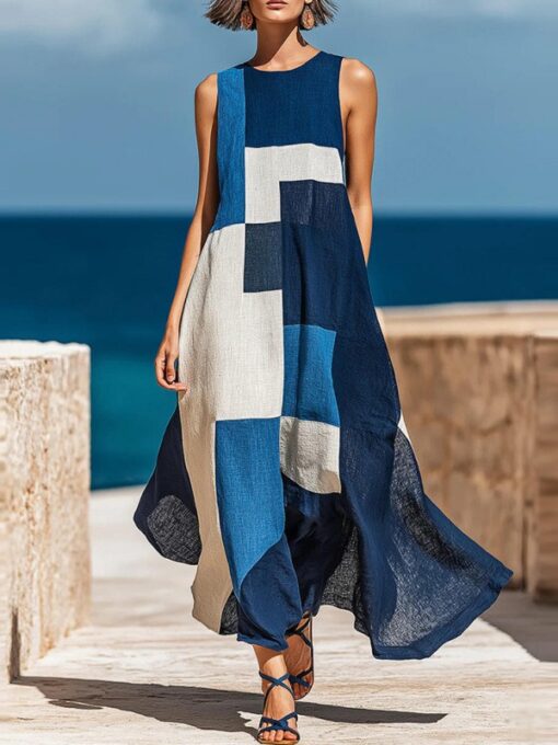Blue Long Dress