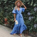 Blue Long Dress
