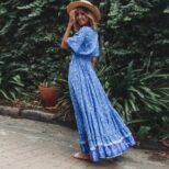 Blue Long Dress 03