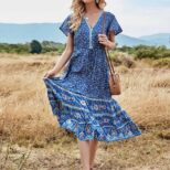 Blue Long Dress (2)