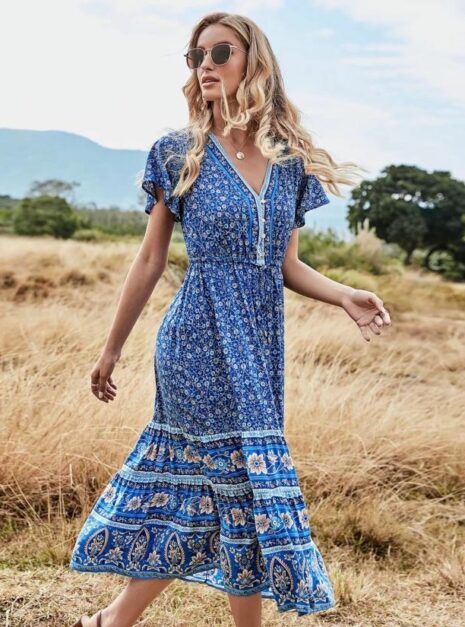 Blue Long Dress (3) Blue Long Dress (3)