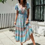 Blue Midi Dress