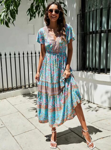 Blue Midi Dress Blue Midi Dress