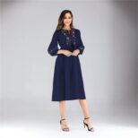 Blue Midi Dress