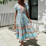 Blue Midi Dress (2)