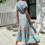 Blue Midi Dress