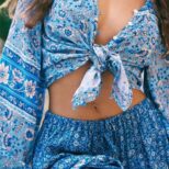 Blue Short Dress