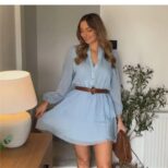 Blue Short Dress
