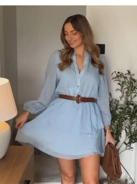 Blue Short Dress Blue Short Dress