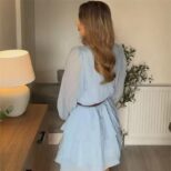 Blue Short Dress 02
