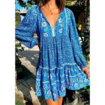 Blue Short Dress 03