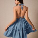 Blue Short Dress