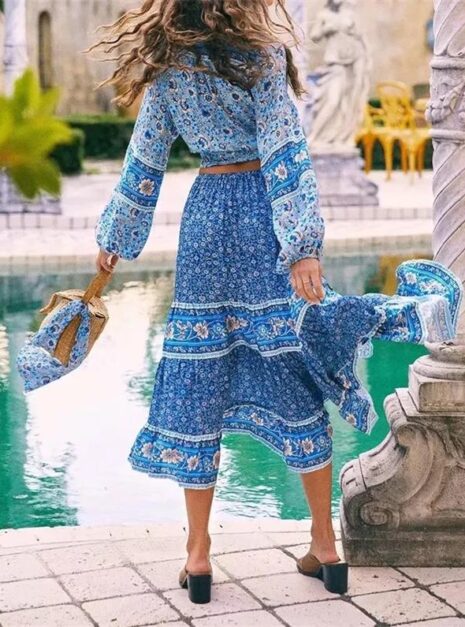 Blue Short Dress (2) Blue Short Dress (2)