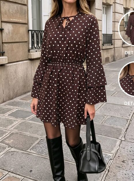 Brown Short Dress Brown Short Dress