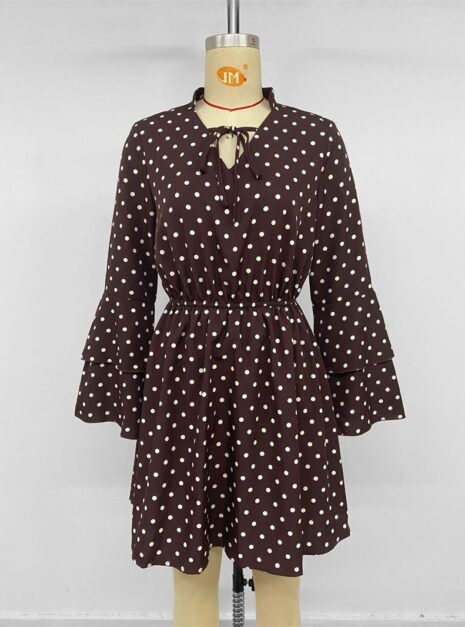 Brown Short Dress (7) Brown Short Dress (7)
