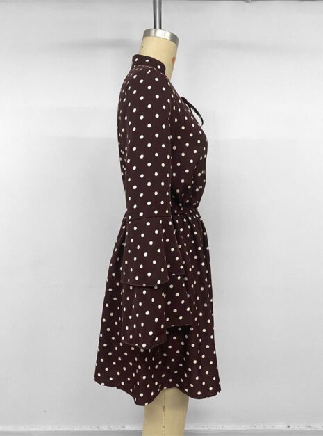 Brown Short Dress (8) Brown Short Dress (8)