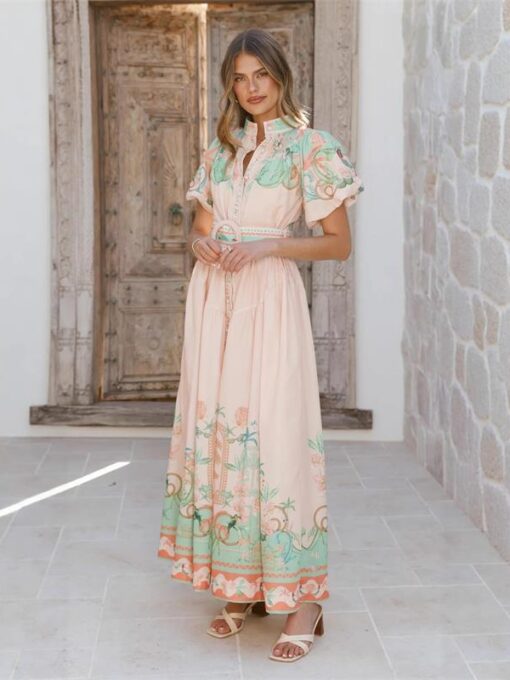 Colorful Long Dress 02