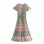 Green Long Dress