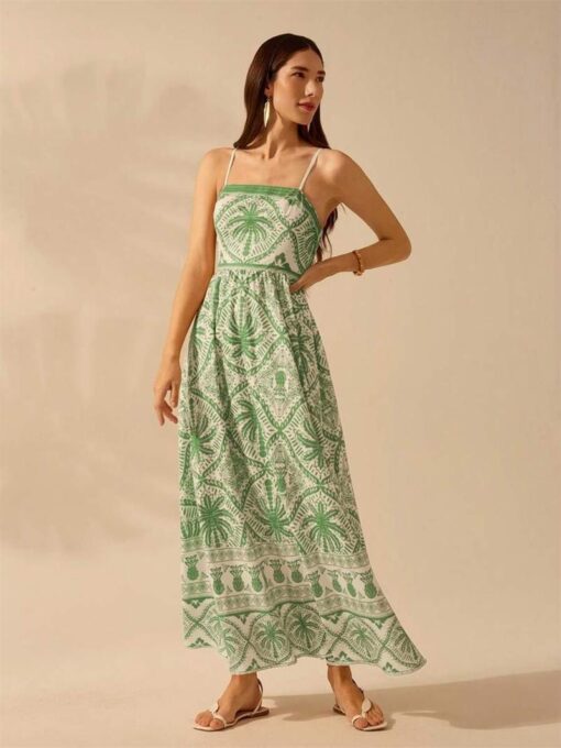 Green Long Dress
