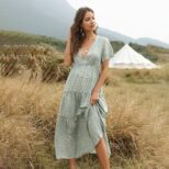 Green Long Dress