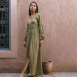 Green Long Dress