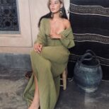 Green Long Dress (3)
