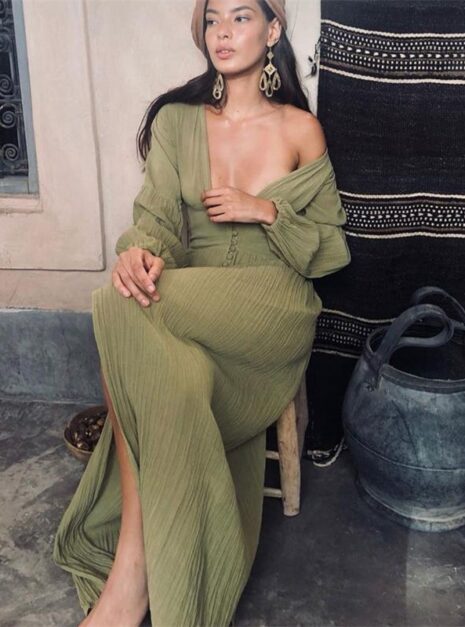 Green Long Dress (3) Green Long Dress (3)