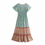 Green Long Dress (4)