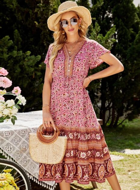 Pink Long Dress