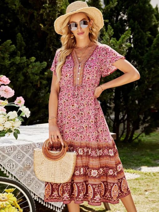 Pink Long Dress