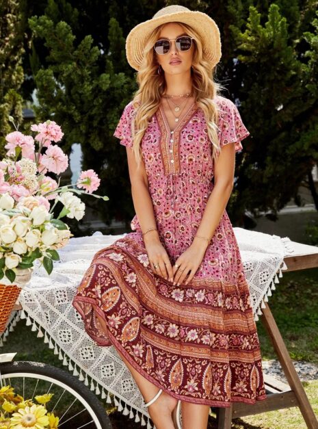 Pink Long Dress (1) Pink Long Dress (1)