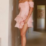 Pink Midi Dress