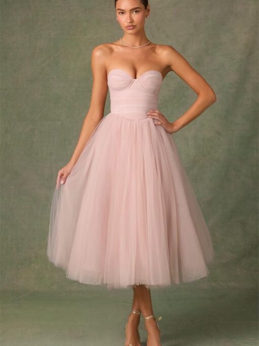 Pink Midi Dress (1)