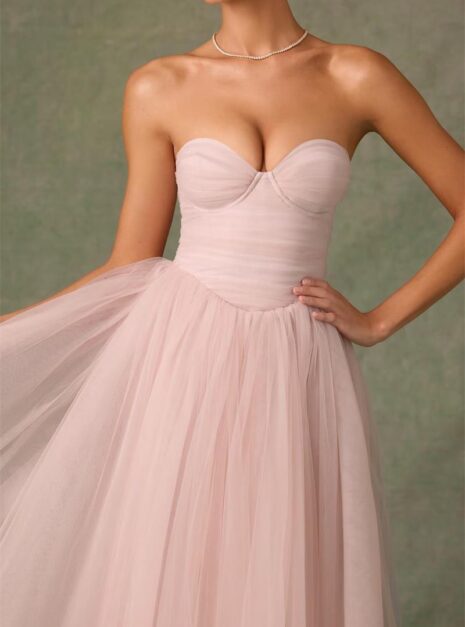 Pink Midi Dress (5) Pink Midi Dress (5)