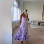 Purple Long Dress